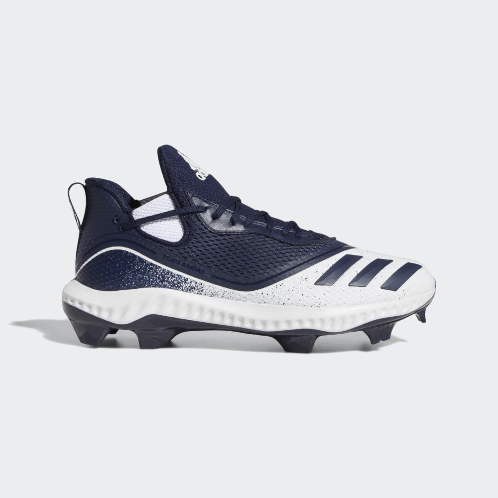 Adidas Men's Icon V Bounce TPU Baseball Cleats White/Navy Ireland G28277